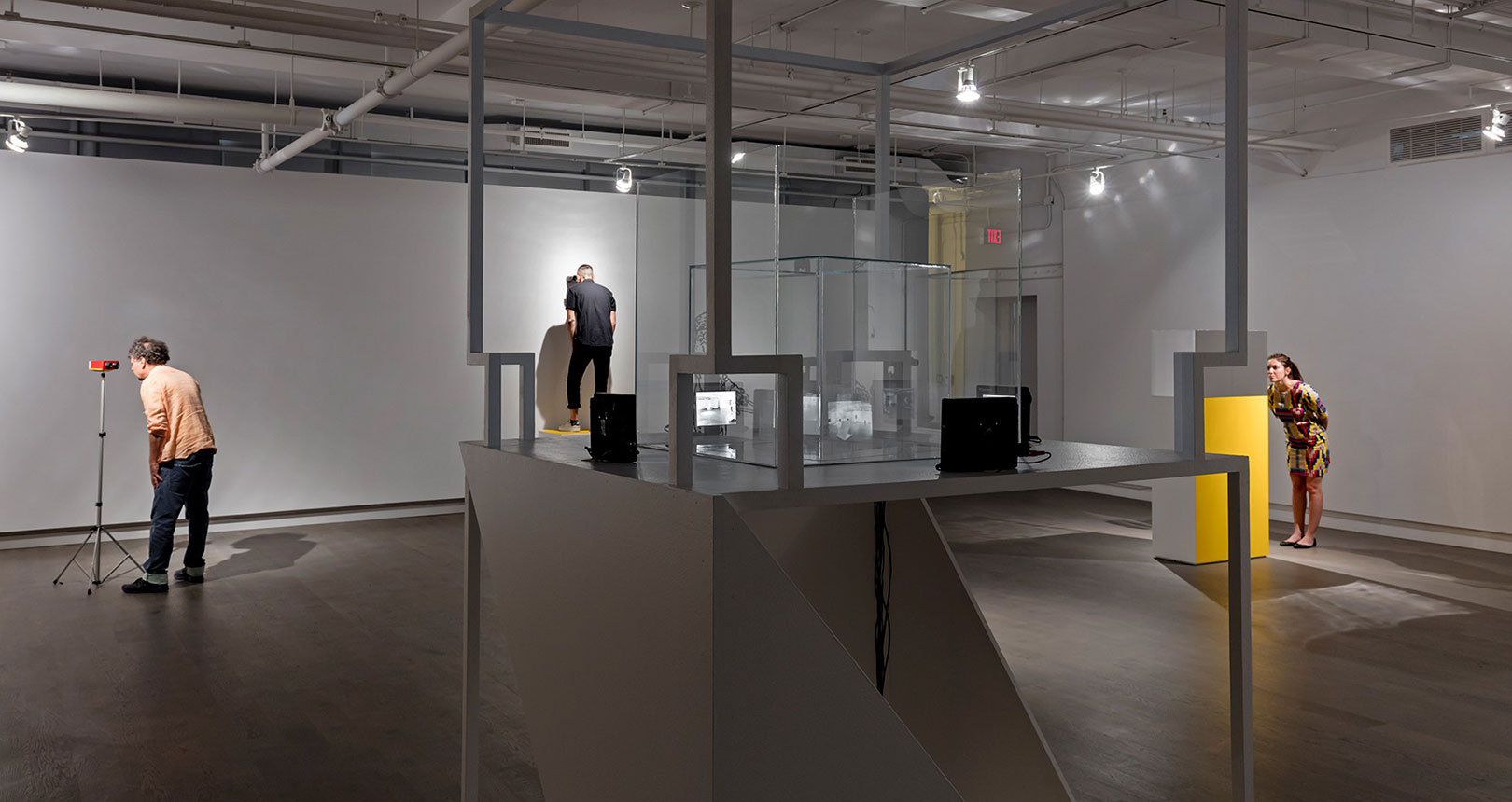 Alexander Pilis, Architecture Parallax: Through the Looking Glass (installation detail), 2015.