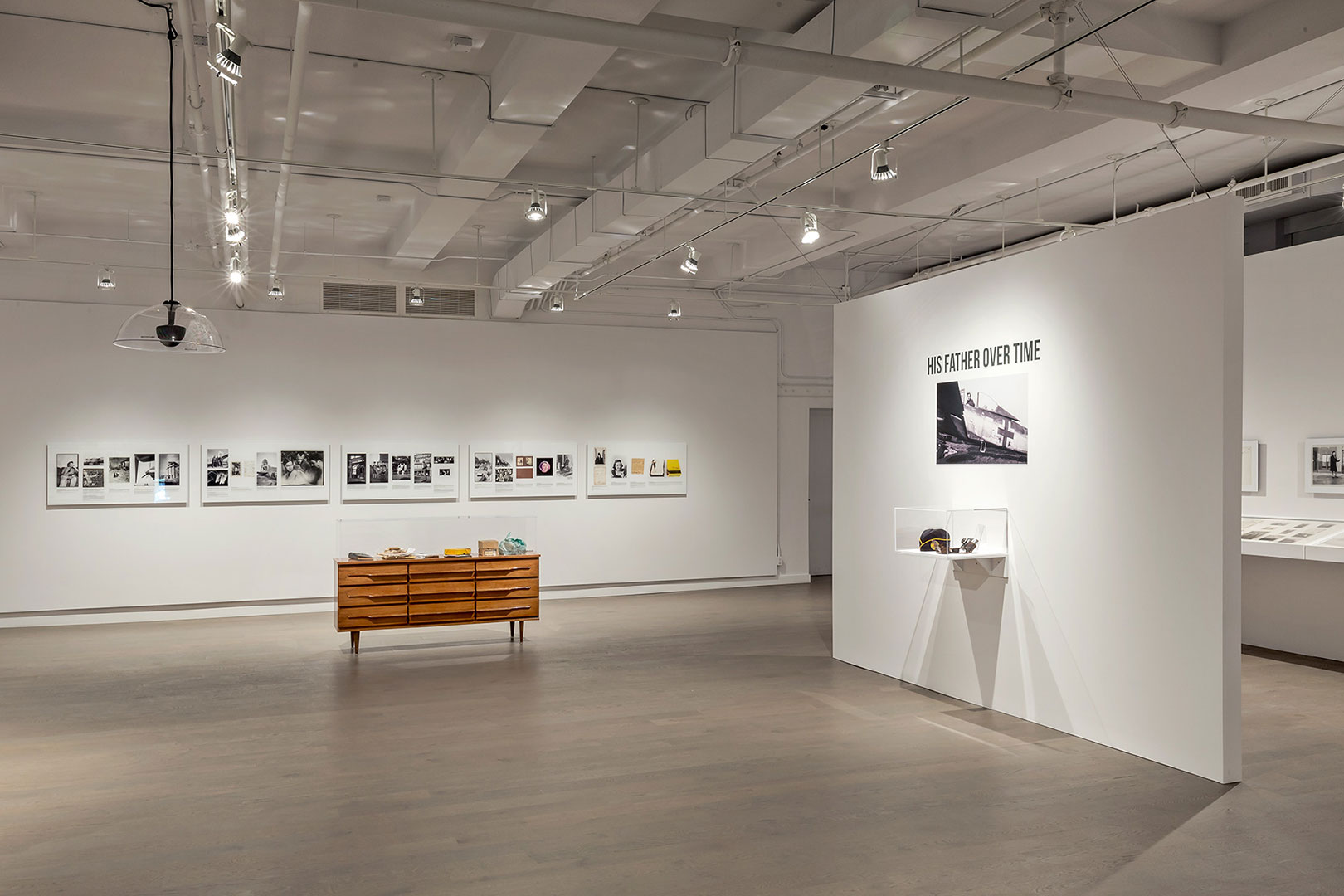 Malka Greene, His Father Over Time (installation view), 2015.