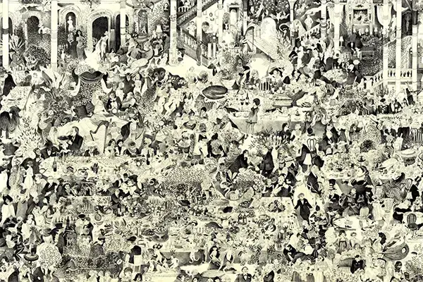 Dali's Holiday Feast by Andie Dinkin